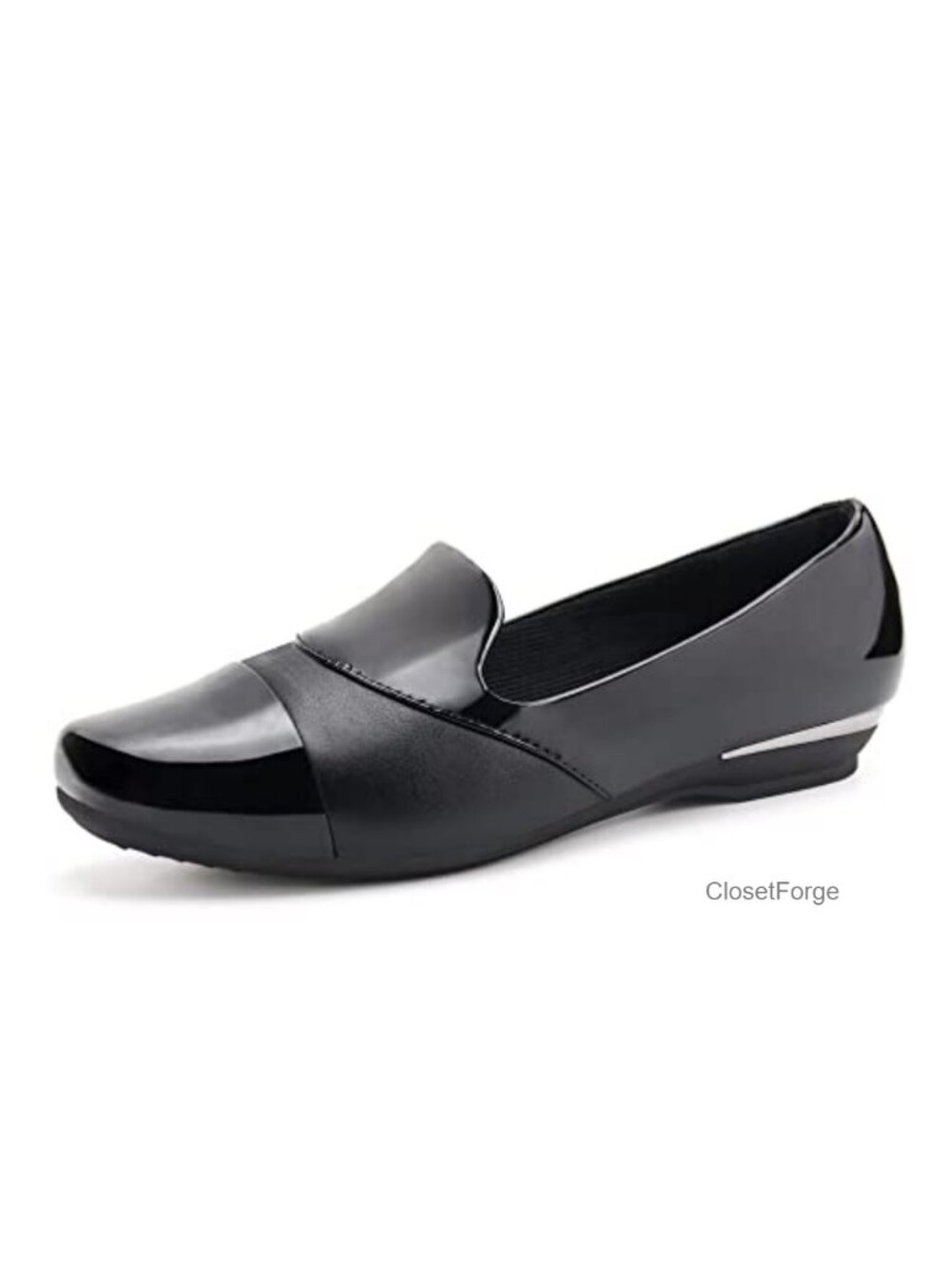 Orthopedic Loafers for Women Bunions Slip On Dress Shoes Cushioned Faux Leather